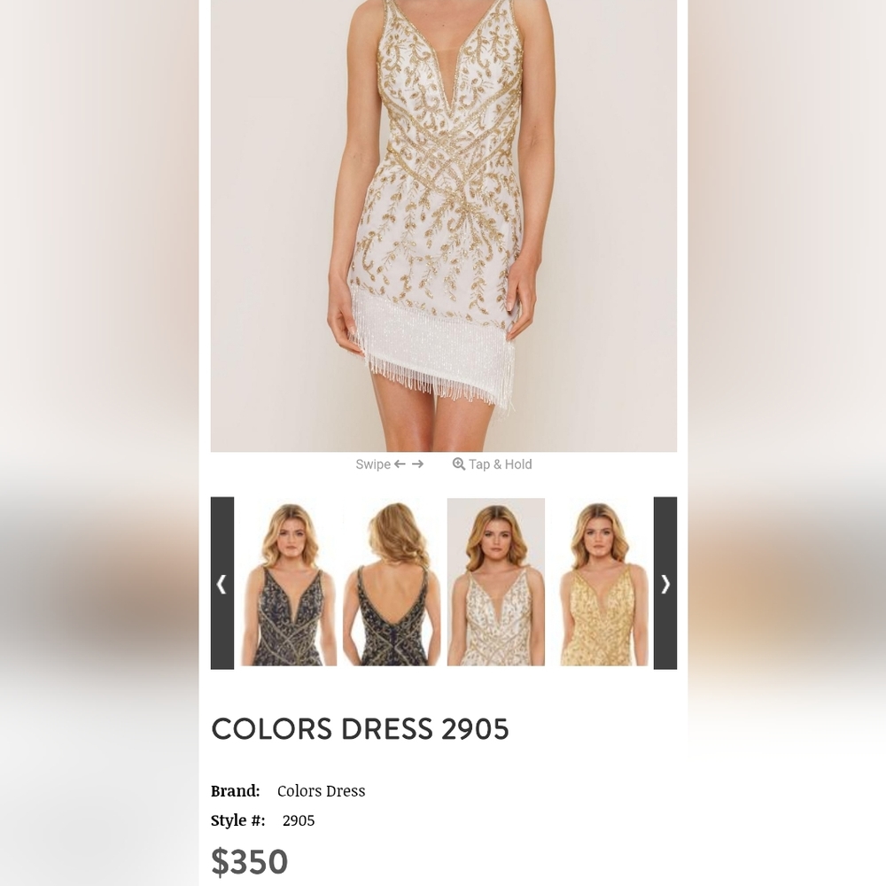 Embellished prom dress size 2 - Picture 6 of 7
